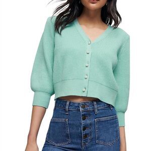 NWT MAJE MISTOU CROPPED CARDIGAN